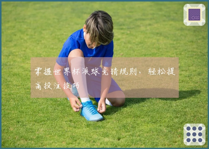 掌握世界杯滚球竞猜规则，轻松提高投注技巧